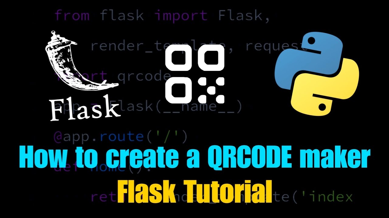 Make a QRCODE Generator app with Flask 🔥 flask tutorial
