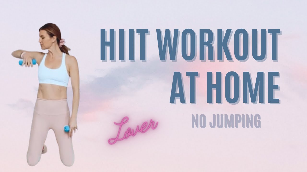 HIIT WORKOUT AT HOME (No Jumping) Taylor Swift Miss Americana / Lover
