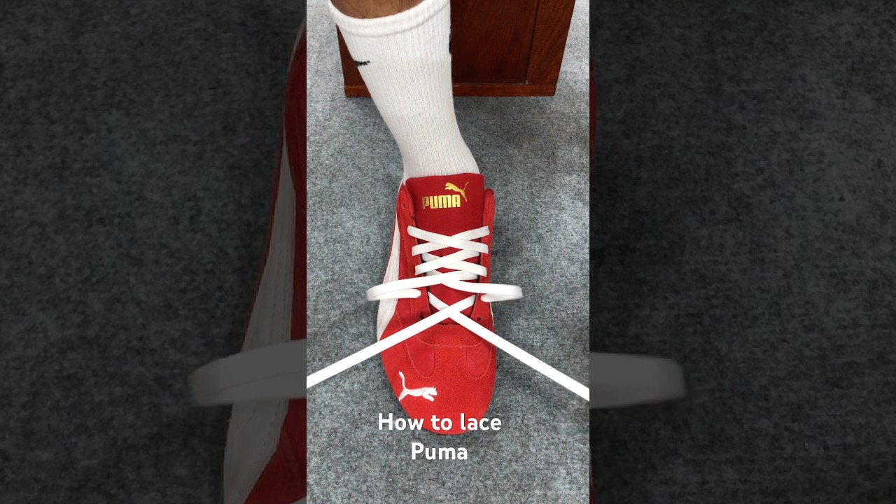 How to lace Puma Speedcat #sneakers #shoes #puma #pumaspeedcat