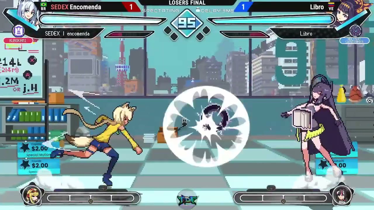 En el ring Round III - SEDEX I Encomenda vs Libro - Winners Finals