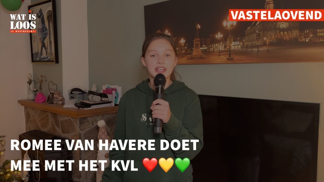 ROMEE VAN HAVERE DOET MEE MET HET KVL  ❤️💛💚