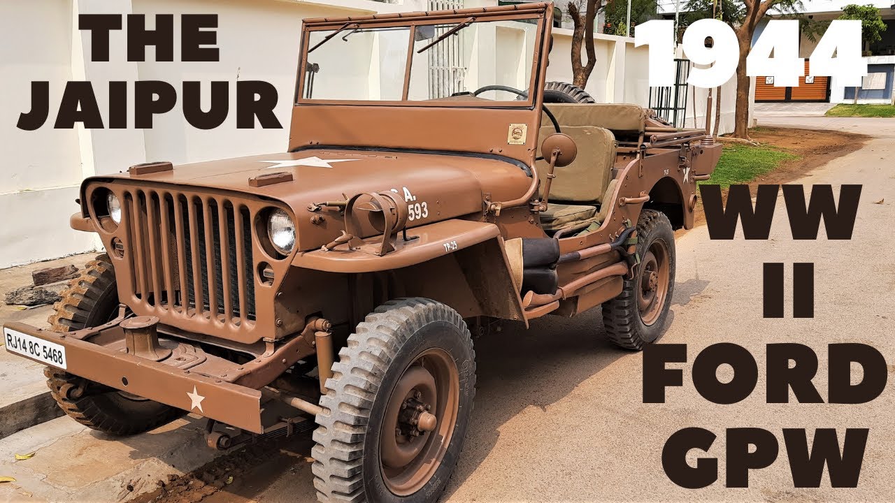 The ORIGINAL 1944 WWII Ford GPW - Best Jeeps in India Ep.10 #ford #GPW #jeep #originalford #jaipur