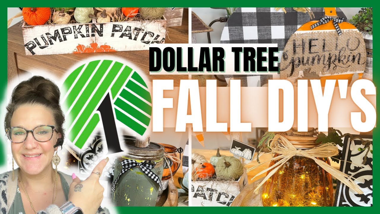 YOU WILL NOT BELIEVE THESE DOLLAR TREE FALL DECOR DIY'S !