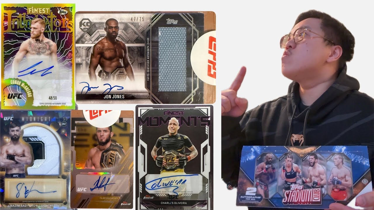 Huge crazy UFC Cards pick-ups (Huge cards with Goats and rookies)