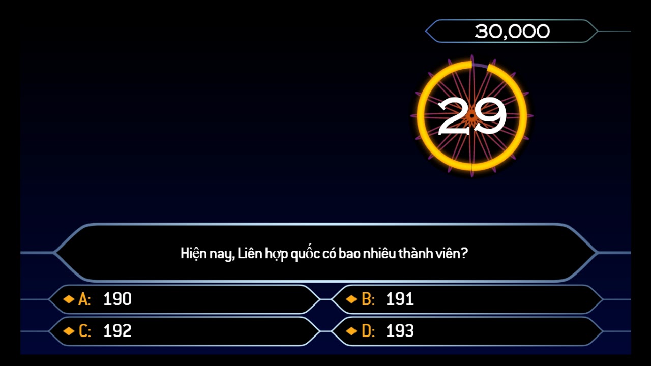 Phần mềm chương trình Ai là triệu phú (WWTBAM Software)