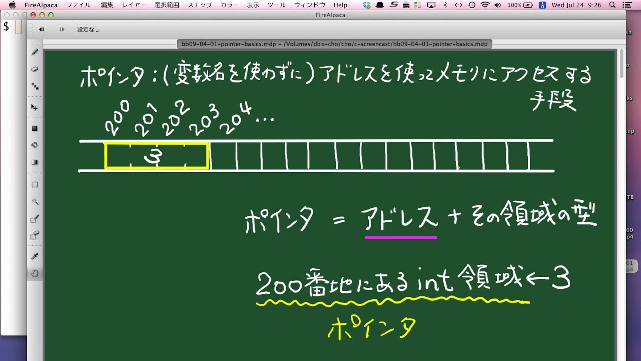 【新しいC言語講座】ポインタの基本（１）