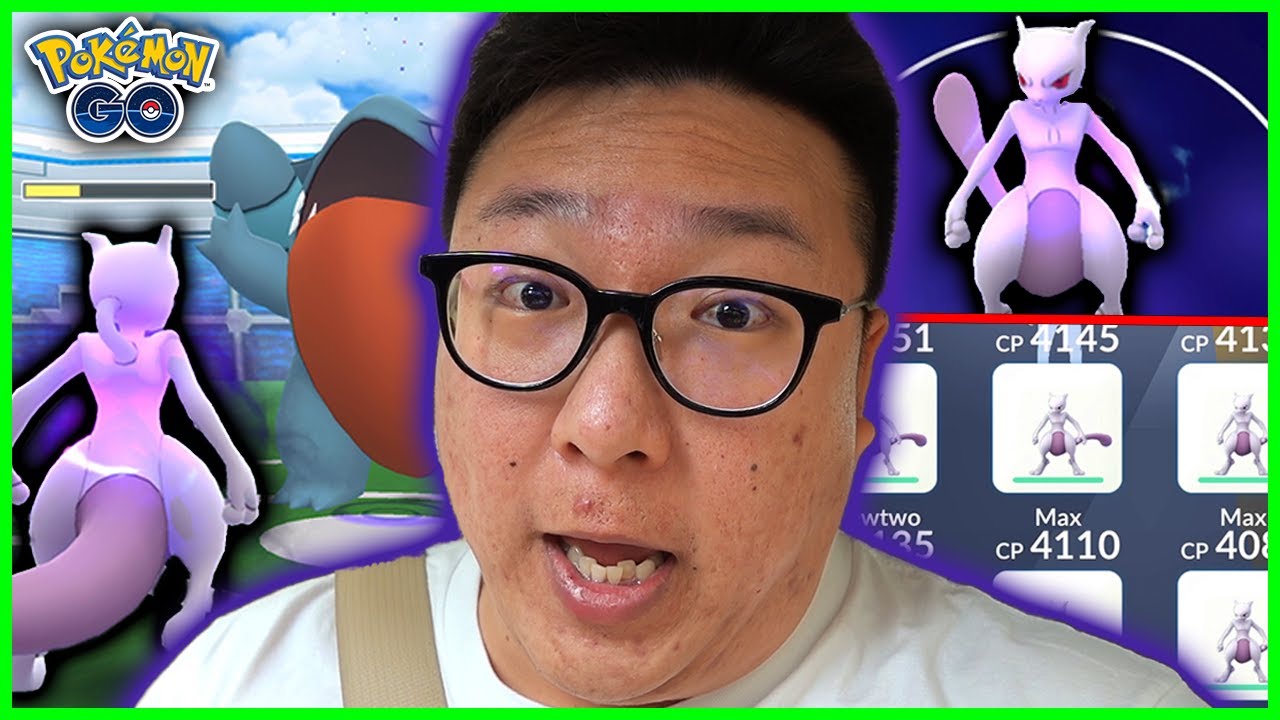 THE STRONGEST MEWTWO AGAINST ALL RAID BOSSES TIER 1-3 IN POKEMON GO