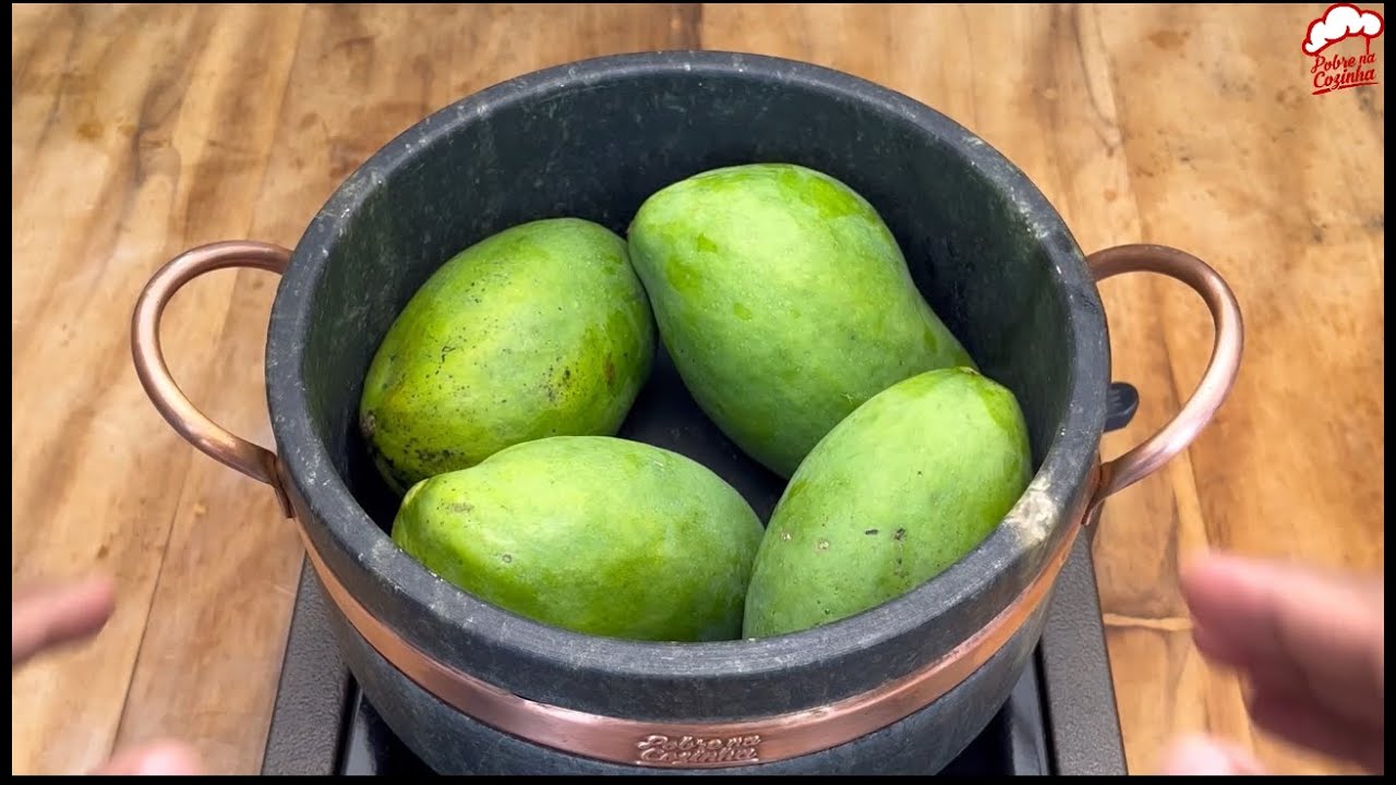 coloque manga verde na panela de press&atilde;o e se surpreenda com o resultado