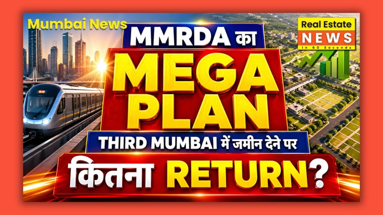 MMRDA का Mega Plan 😱 Third Mumbai में जमीन देने पर कितना Return?&rdquo;