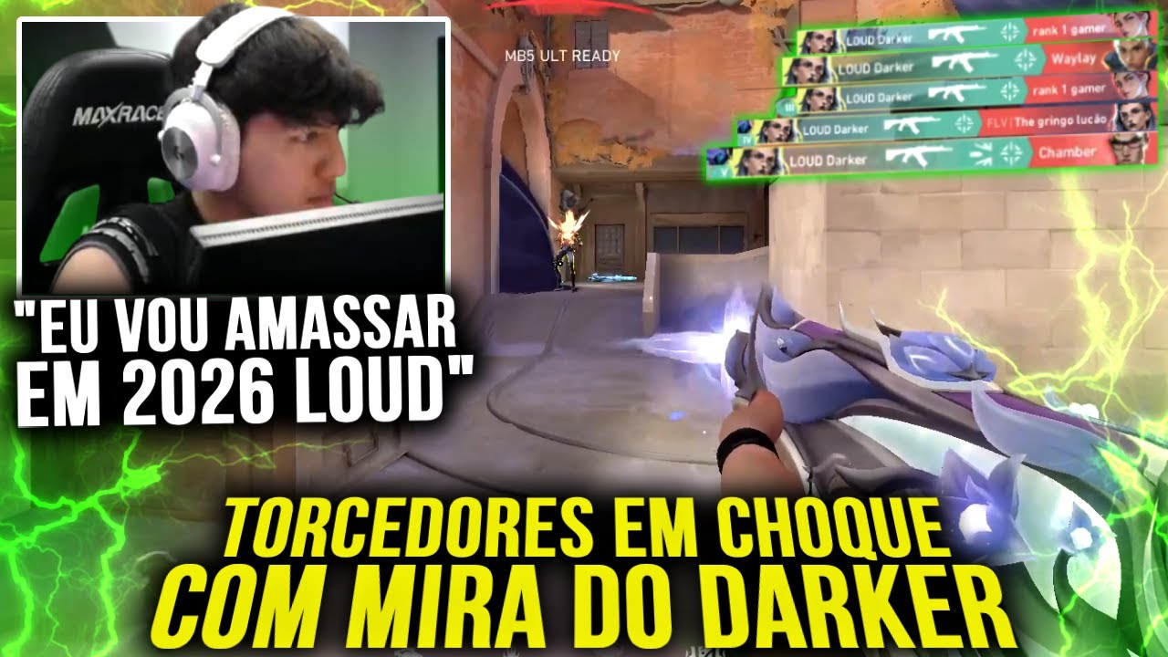DARKER ABRIU LIVE AP&Oacute;S ANUNCIO DA LOUD e AMASSOU NA RANKED BRASILEIRA! LOUD ACERTOU NA CONTRATA&Ccedil;&Atilde;O?