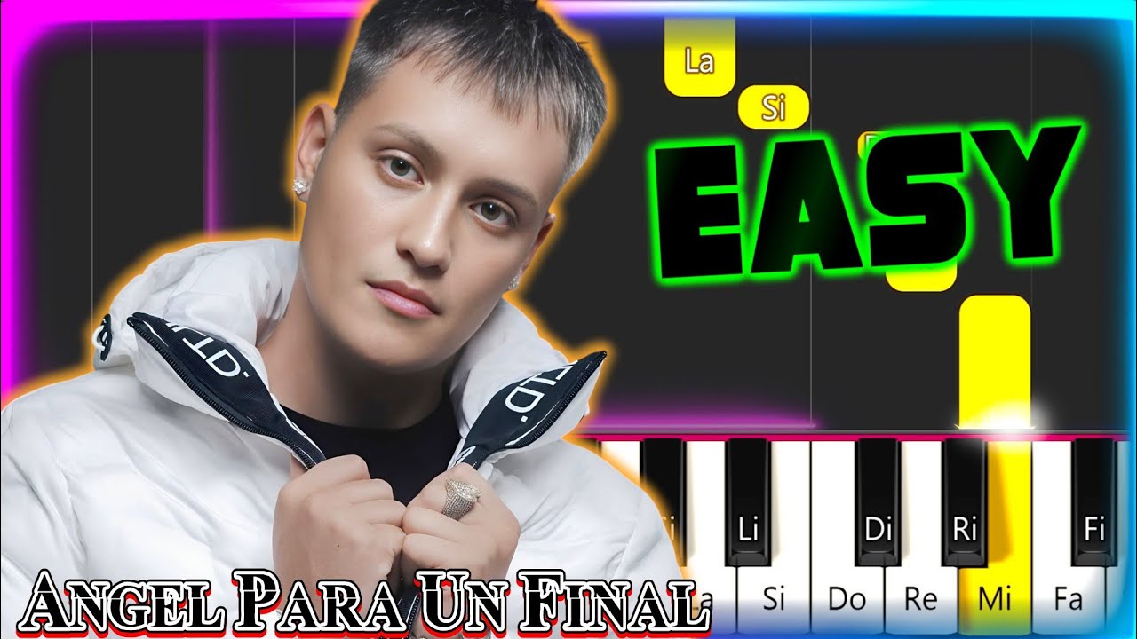 Kidd Voodoo - Ángel Para Un Final   EASY PIANO TUTORIAL