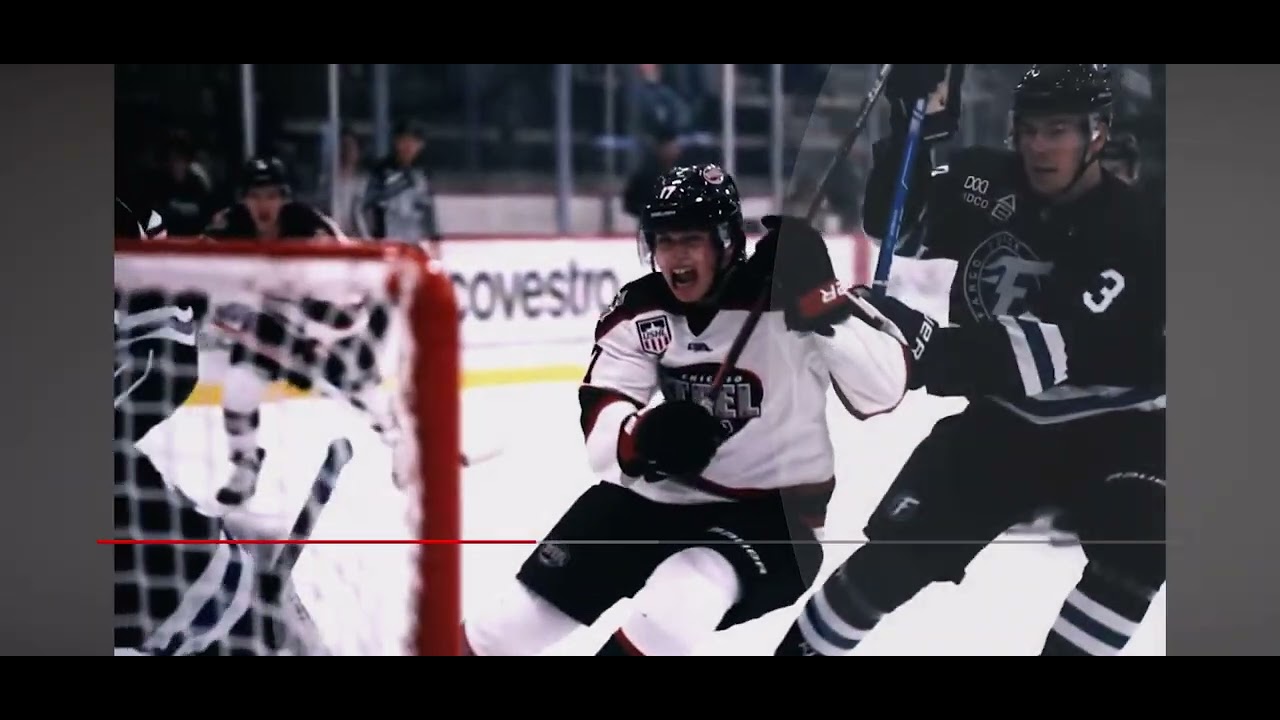 Macklin Celebrini Highlight Reel Chicago Steel