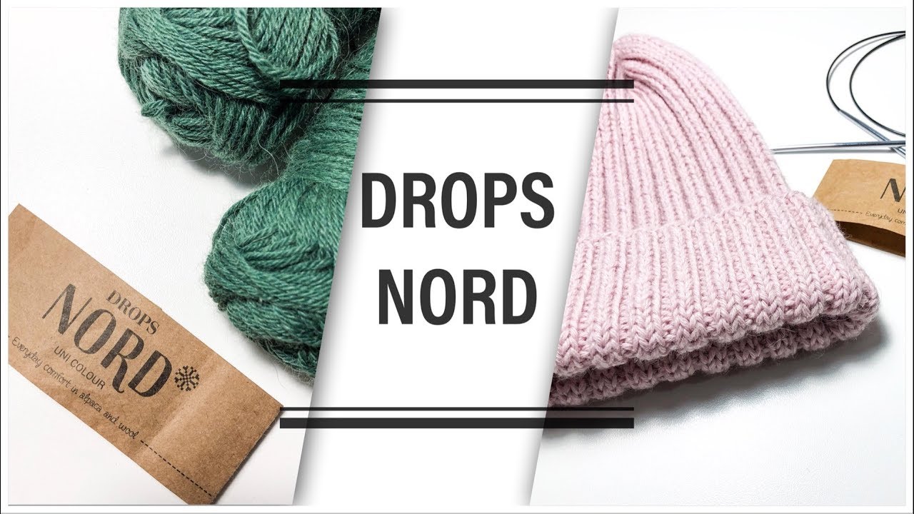 Обзор пряжи и готовых изделий из Drops Nord