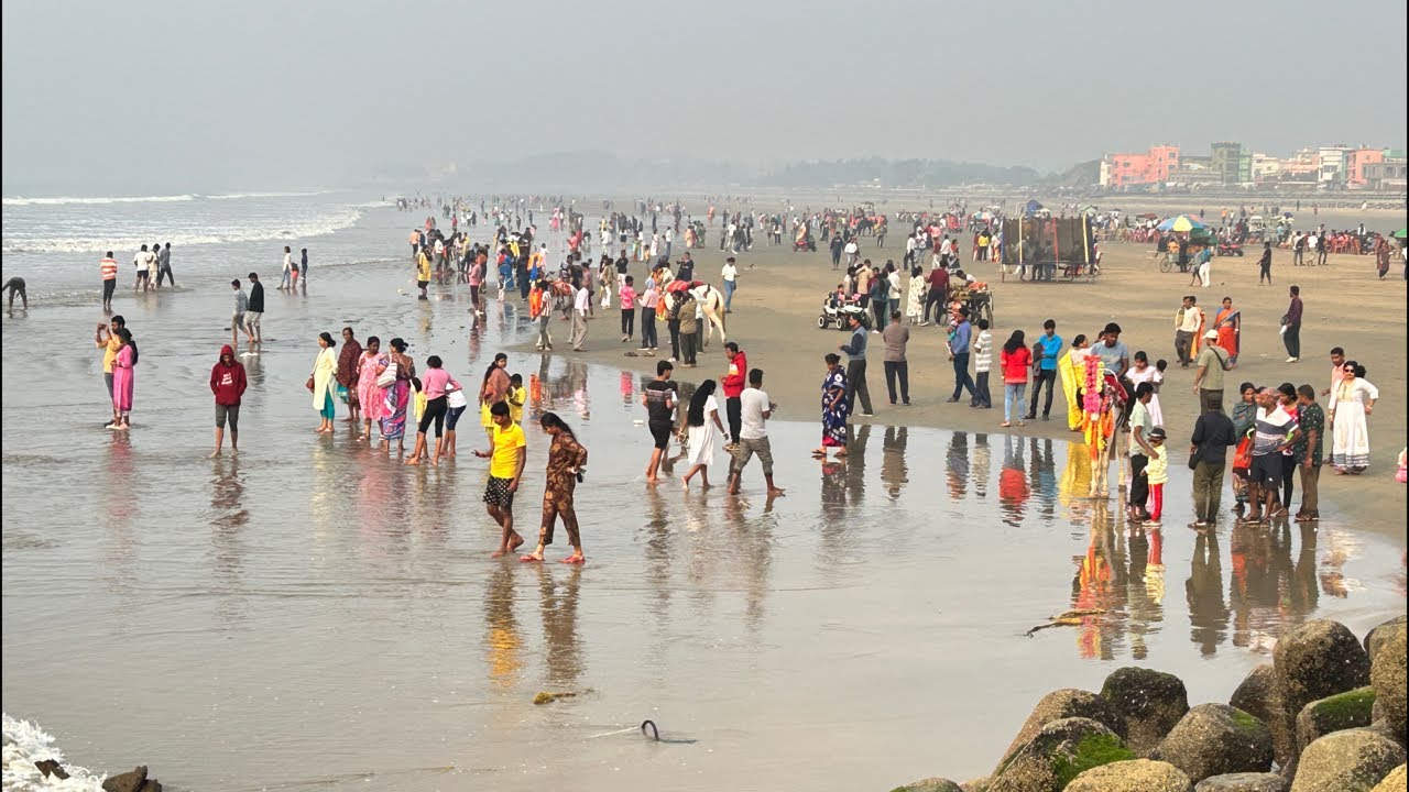 ২২ ফেব্রুয়ারি রবিবারের সকালে দীঘা মোহনা সমুদ্র সৈকত থেকে লাইভ।