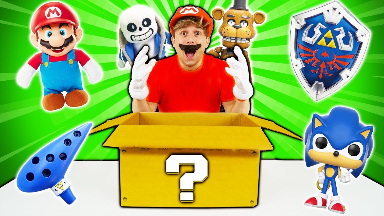 O QUE TEM NUMA CAIXA MISTERIOSA DE VIDEO GAMES ? 📦