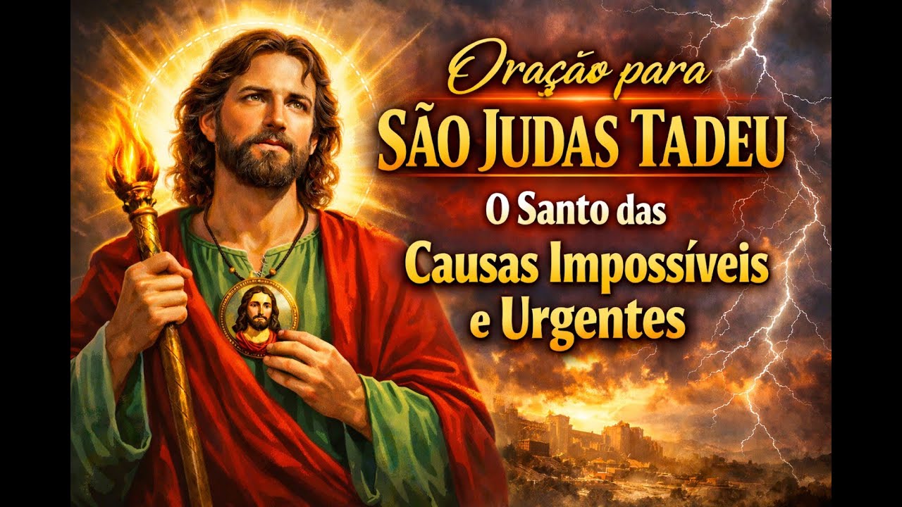 Oração🌿 ⚔️ 🔥 à São Judas Tadeu. O Santo das Causas Impossíveis e Urgentes.
