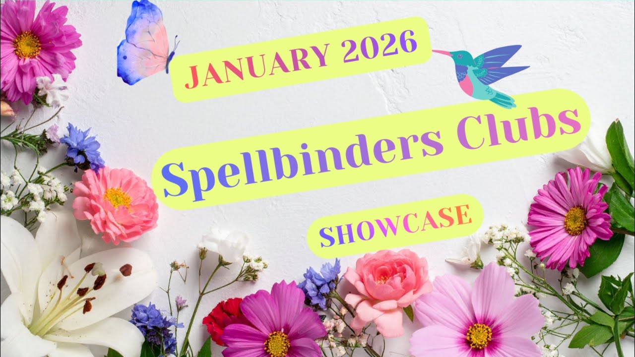 Выставка клубов Spellbinders, январь 2026 г.