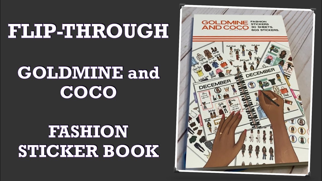 FLIP-THROUGH || NEW GOLDMINE and COCO FASHION STICKER BOOK || Feb 2021