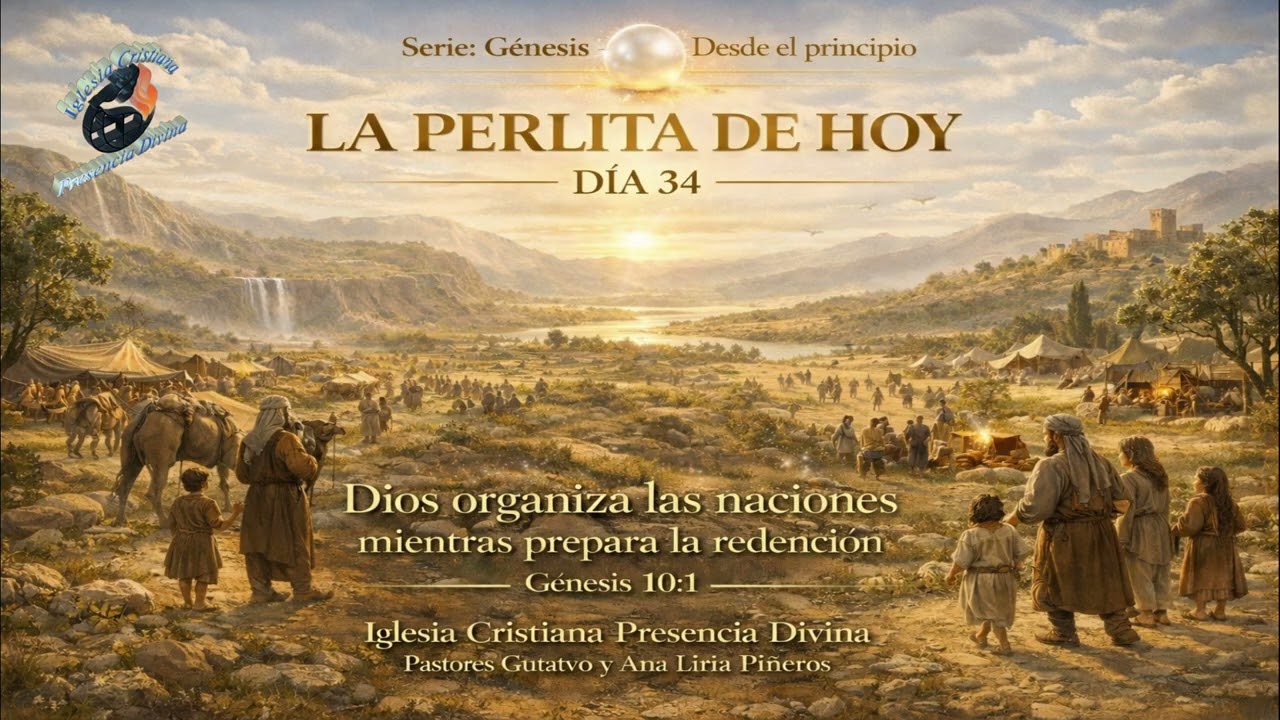 LA PERLITA DE HOY Día 34 Serie: Génesis: Dios organiza las naciones mientras prepara la redención