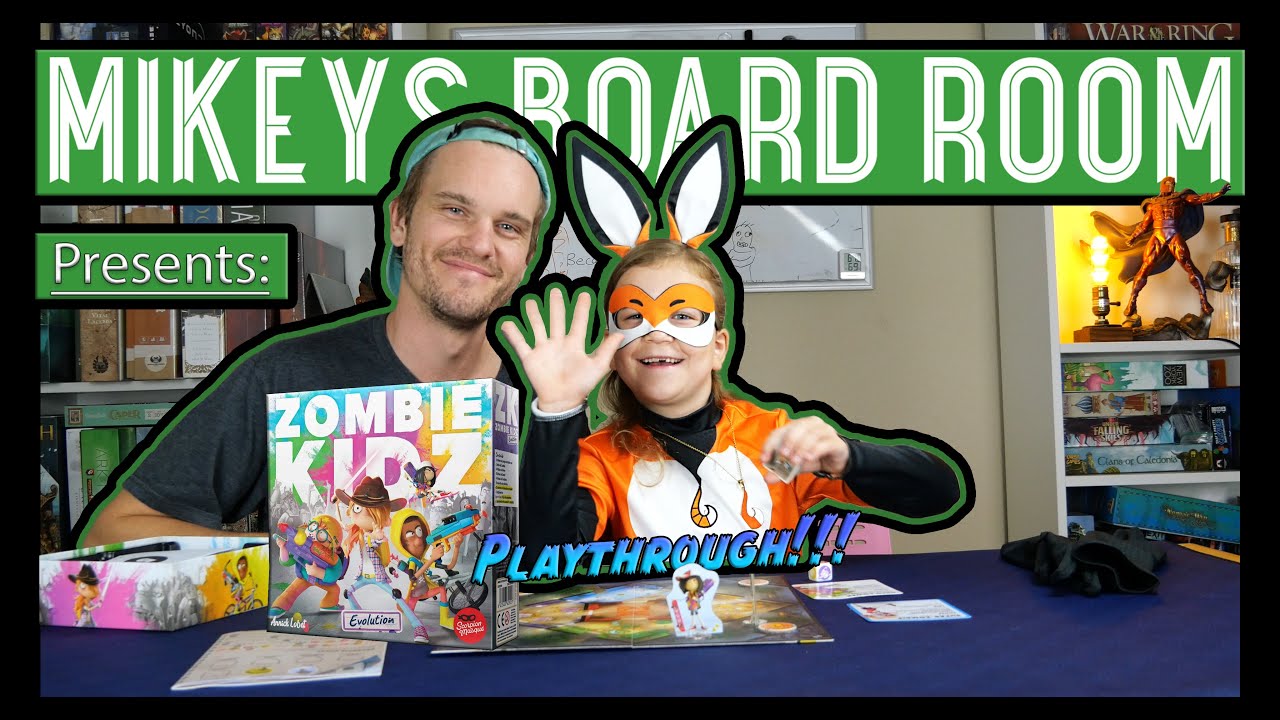 Zombie Kidz Evolution - Board Game Playthrough - Games for kids!