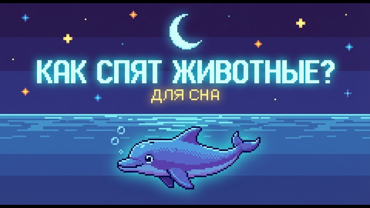 ЛЕКЦИЯ ДЛЯ СНА 🌙 Сон животных: Как дельфины спят с одним открытым глазом? | Засыпайте крепко