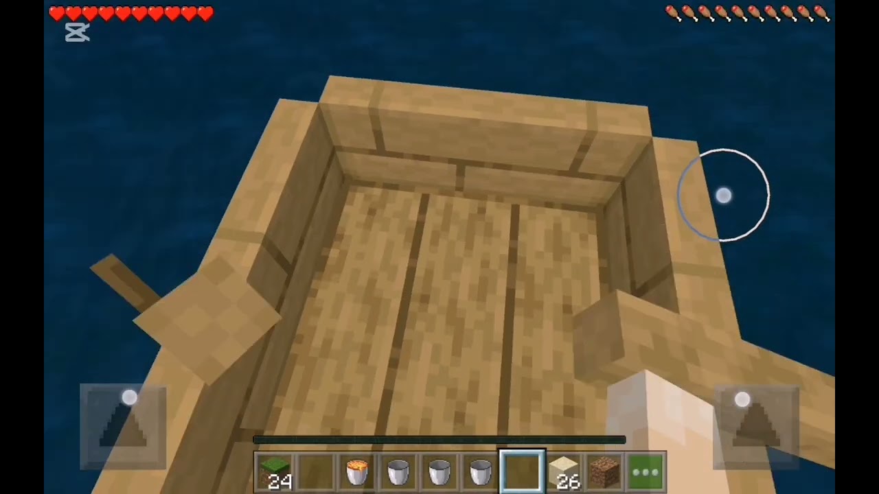 Mincraftın 1 inci bölümü yeni adaya gittik ve taş eşyalar yaptım