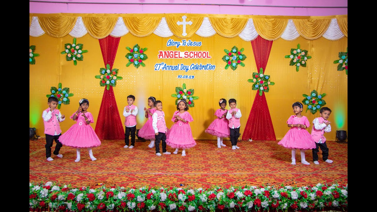 Kutty Kutty Poovai Song Dance by KG Students