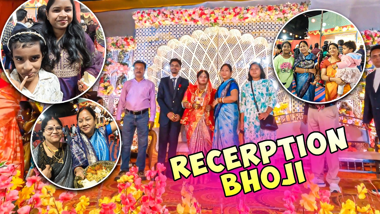 Receprion Bhoji re dekha hele bhauni mane 😍!
