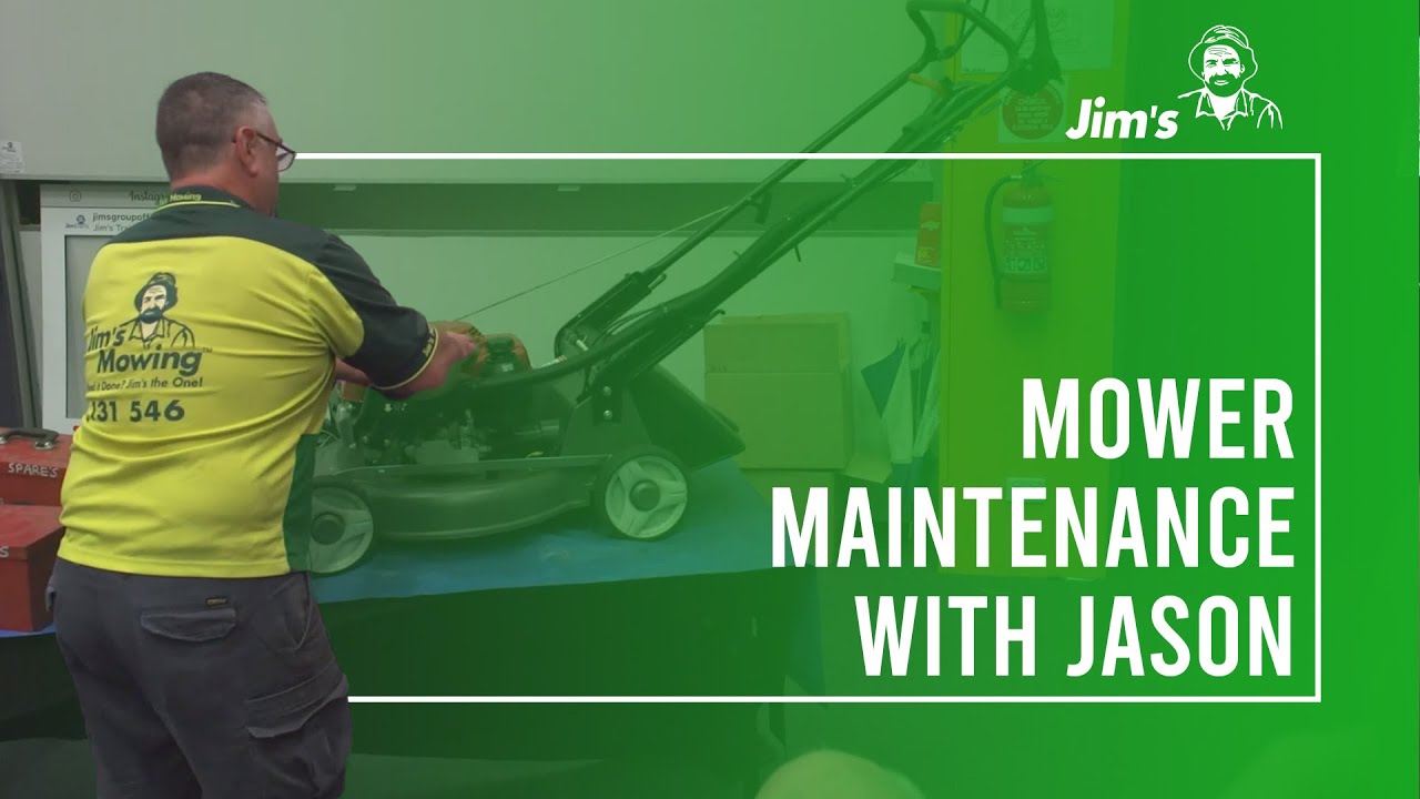 Mower and Equipment Maintenance with Jason Kavanagh at the Jim's Mowing training course