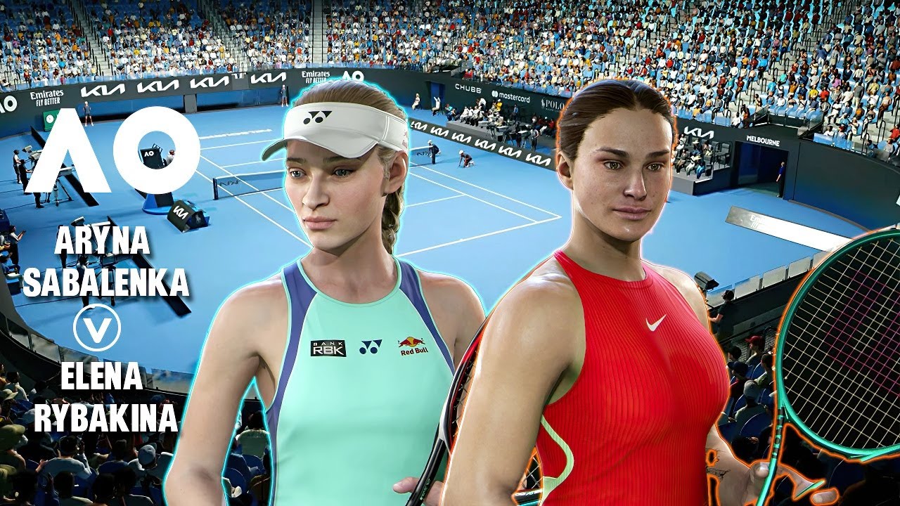 Aryna Sabalenka vs. Elena Rybakina | Australian Open (AO) | Tiebreak+ gameplay [Legendary AI]
