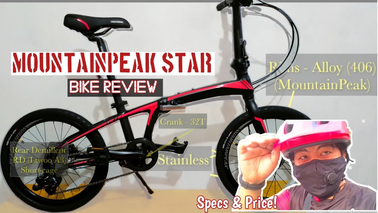 MountainPeak Star Folding Bike Specs and Review (2021) | Bike Check