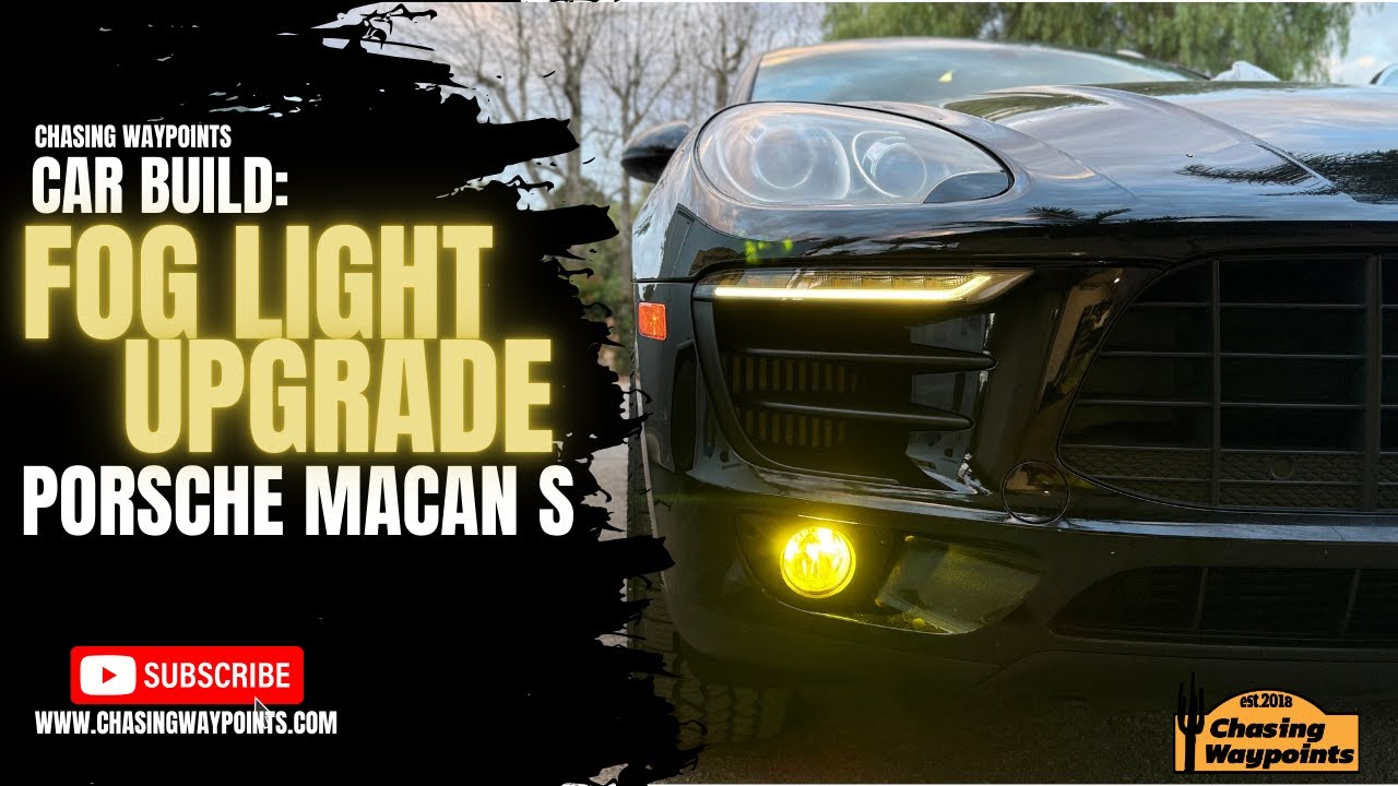 Модернизация противотуманных фар Porsche Macan — простая установка своими руками и значительное у...