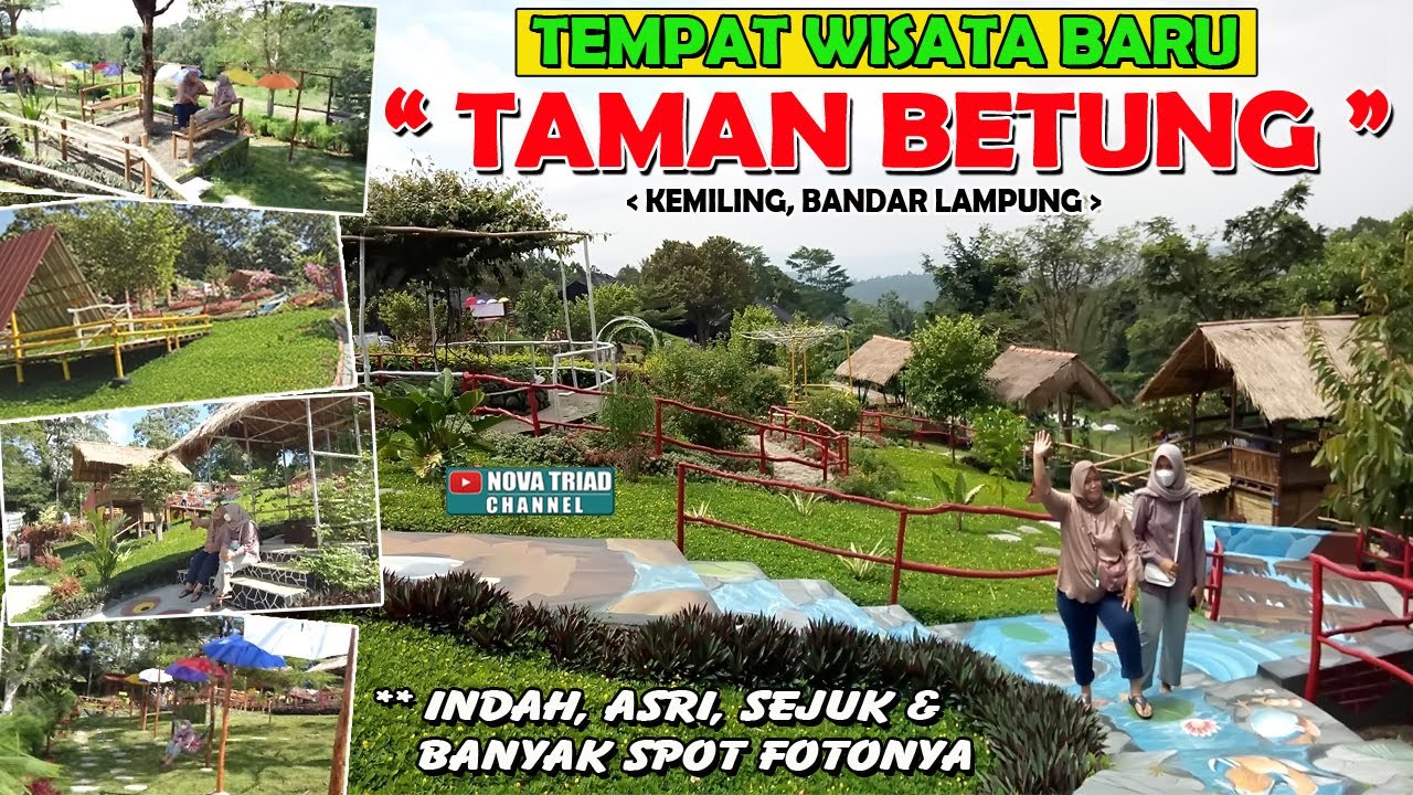 WISATA TAMAN BETUNG KEMILING BANDAR LAMPUNG, Wisata BARU Yang Asri, Sejuk, Segar dan Keren