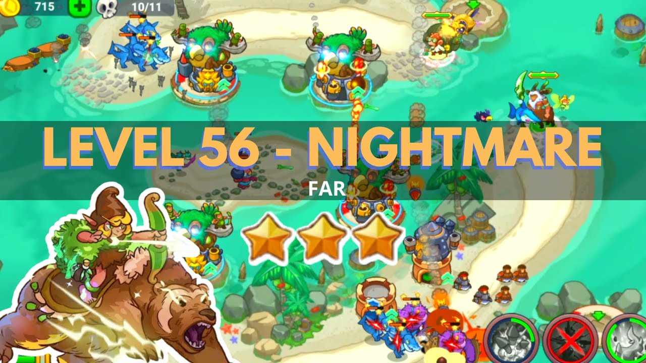 King of Defense 2: Level 56 NIGHTMARE / FAR / GAMEPLAY GUIDE