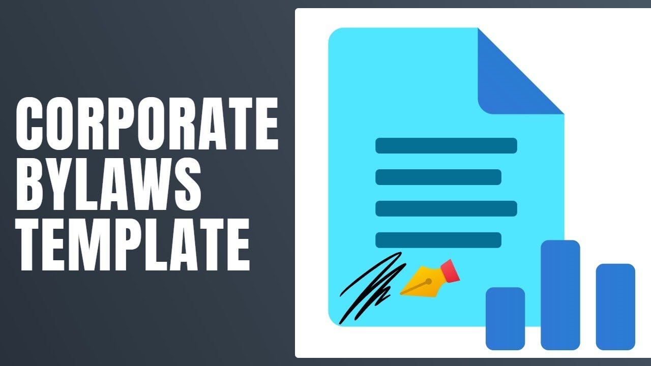 Corporate Bylaws Template - How To Fill Corporate Bylaws
