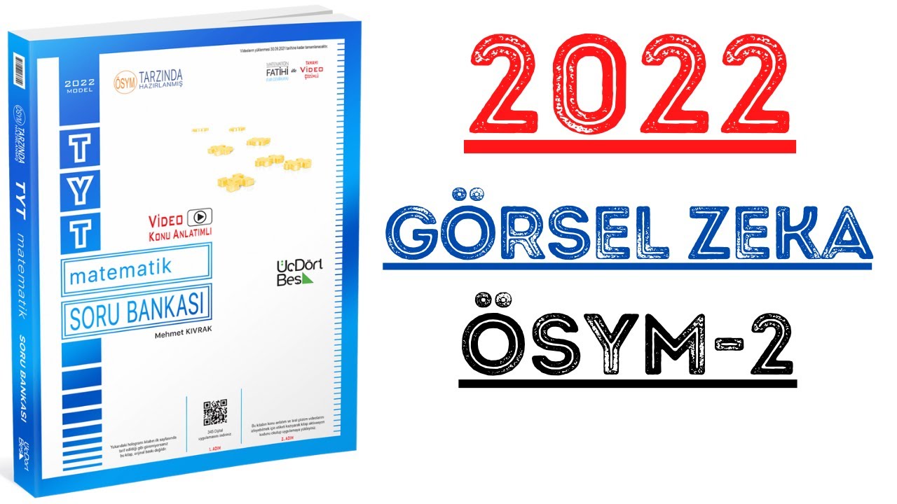 (2022) 345 TYT MATEMATİK | GÖRSEL ZEKA ÖSYM-2 | #yks2022 #tyt2022 #2022tayfa #345