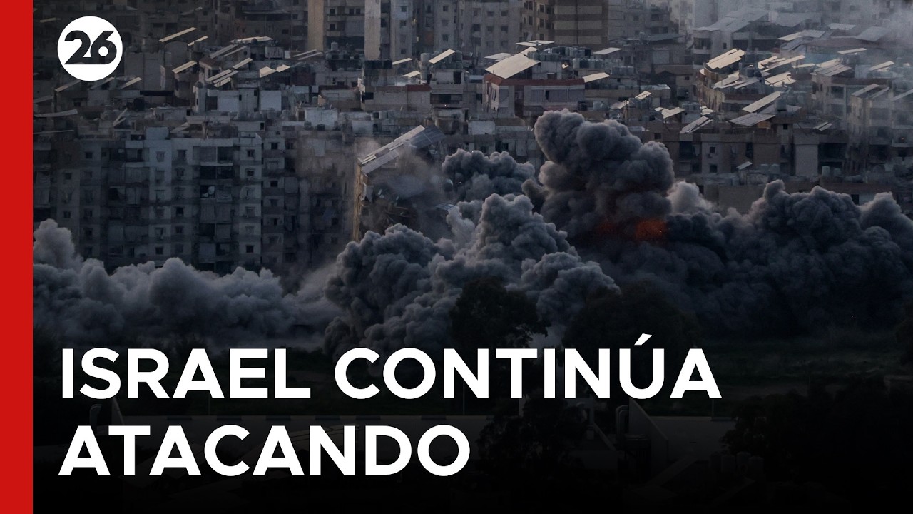 🚨 AHORA - LÍBANO | Continúan los bombardeos contra Beirut