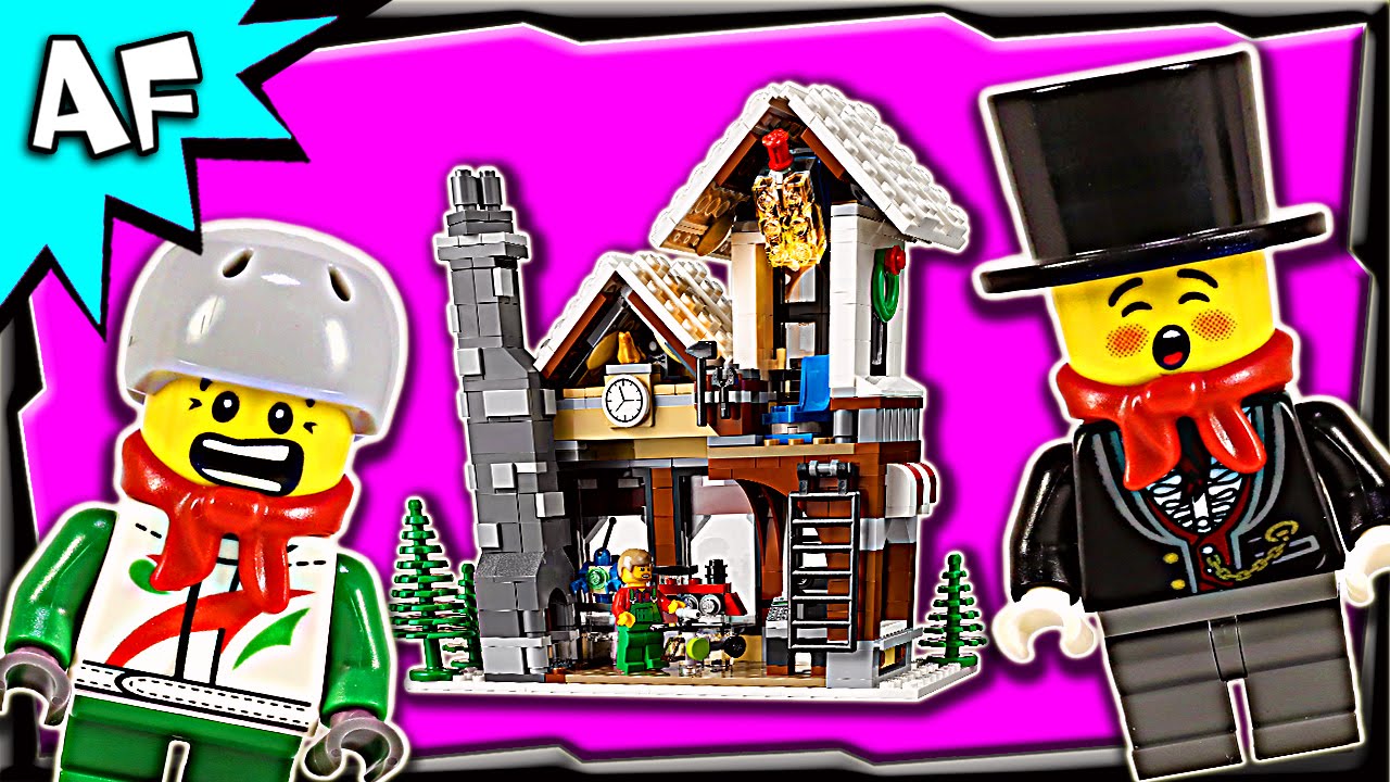 Lego City WINTER TOY SHOP 10249 Stop Motion Build Review