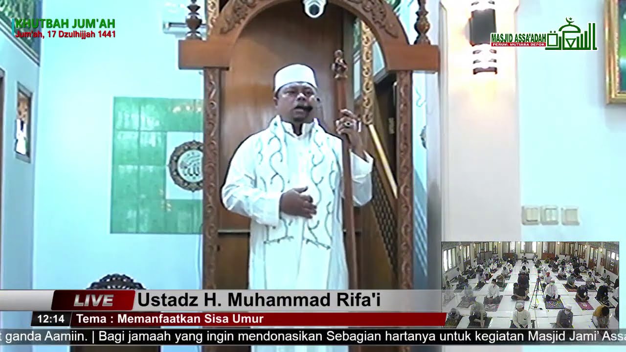 Memanfaatkan Sisa Umur | Ust. H. M. Fifa'i - Khutbah Jum'at Masjid Assa'adah Depok