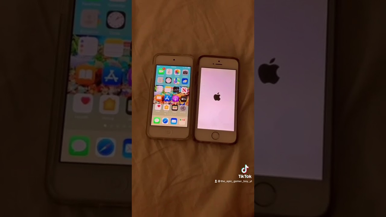 iPod touch 7th gen vs iPhone SE 1st gen boot up test in may 2022