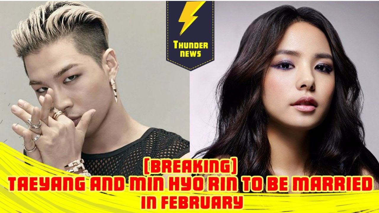 [BREAKING] Taeyang and Min Hyo Rin to be married in February