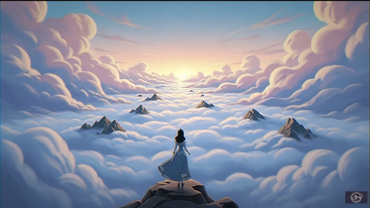 The Kingdom of Whispers 🌄 1950s Vintage Disney Style | Magical Above  Clouds Ambience for Dreaming