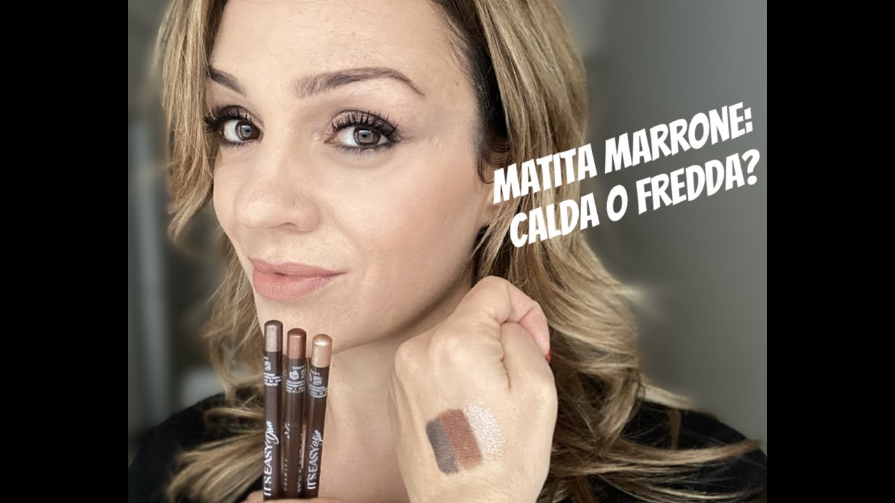 Trucco degli occhi solo con le matite, ma calde o fredde?