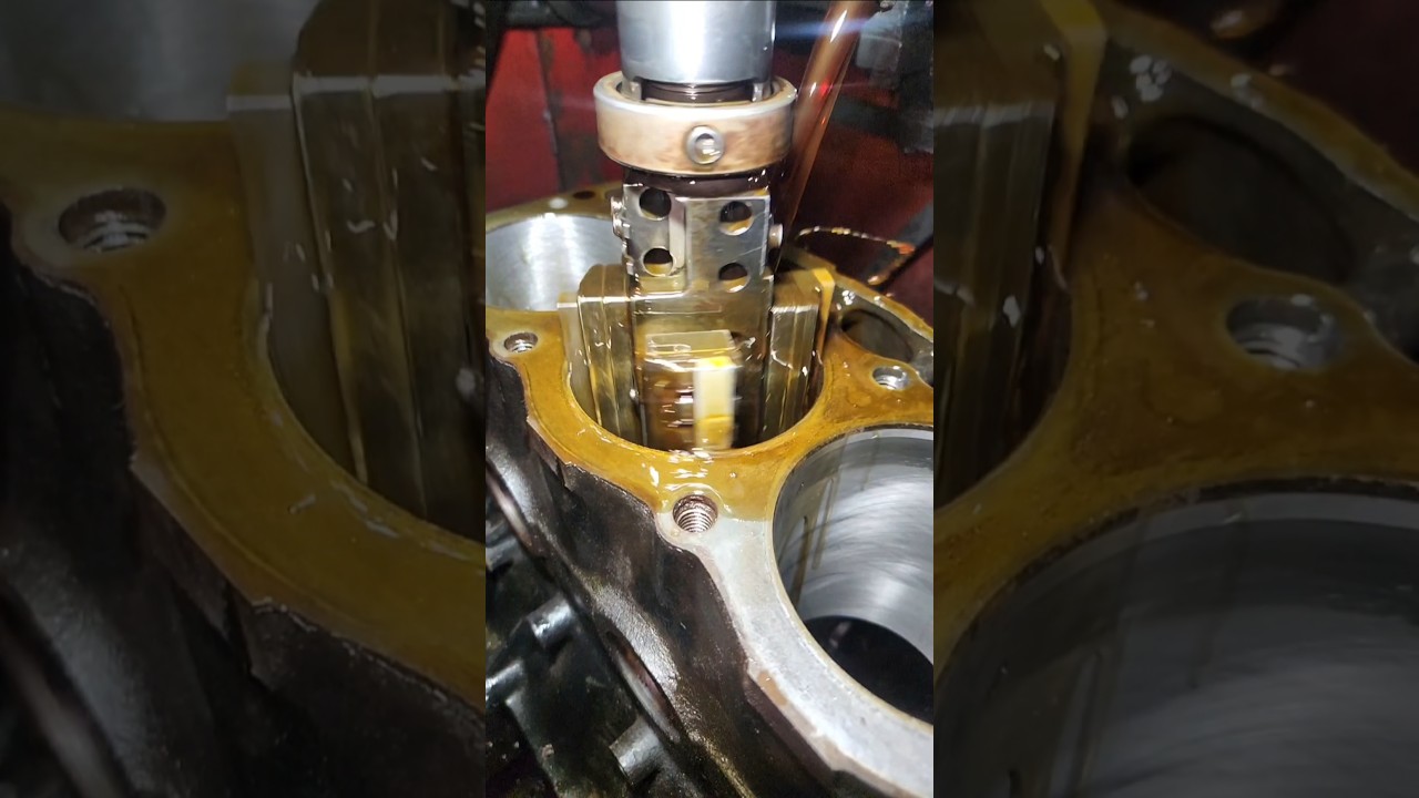 Rebuilding a Jeep 2.5 block. #engine ##repair #wrangler #satisfying