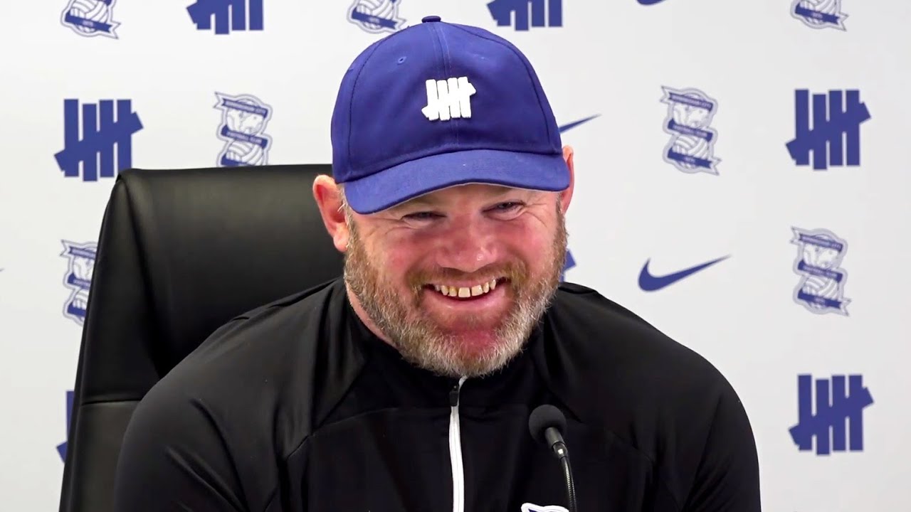 'I LOVE Peaky Blinders AND Tom Brady!' | Wayne Rooney's FIRST Birmingham City press conference