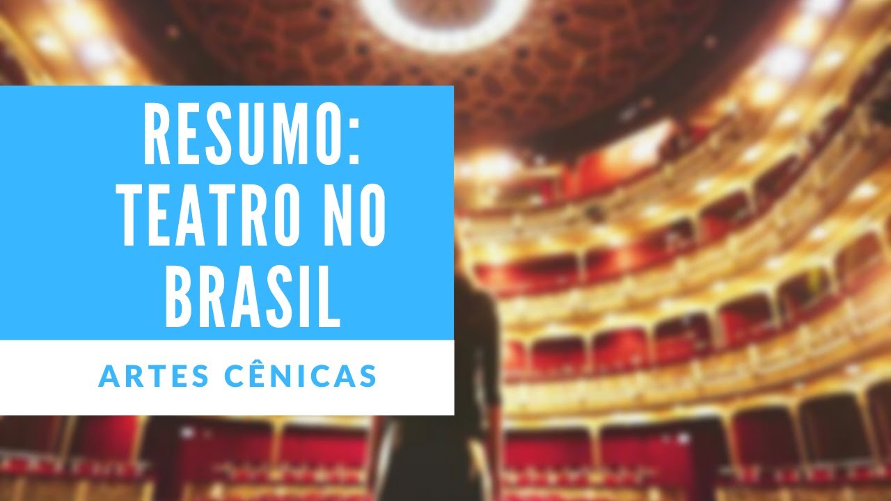 Resumo: Historia do Teatro no Brasil - Artes Cênicas ENEM/Vestibular