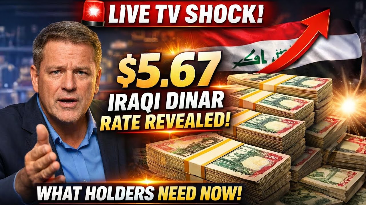 🚨 LIVE TV SHOCK! $5.67 Iraqi Dinar Rate Revealed — What Holders Need NOW 
