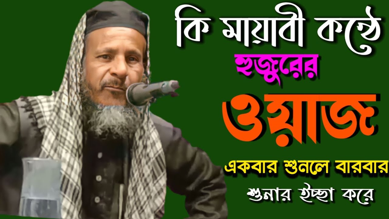 হযরত মাওলানা মনসুর আলম সাহেব ওয়াজ।। Hazrat Maulana Mansur Alam Sahib waz.