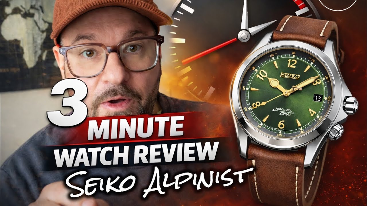 3-minute Watch Review: Seiko Alpinist SPB121