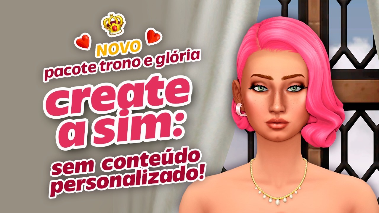 Create a sim: casal da realeza sem cc  + desabafos sobre o pack 👑 .✦ ݁˖
